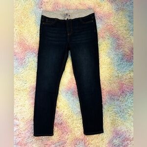 Girls (Plus) Dark Blue Jeggings